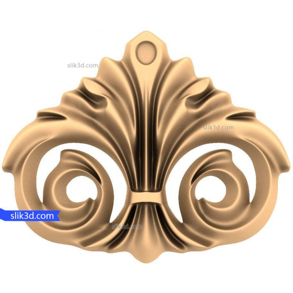 Floral Elegance 3D STL Model for CNC Floral Elegance 3D STL Model for CNC
