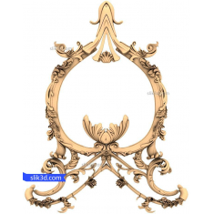 የአበባ Elegance ፍሬም
