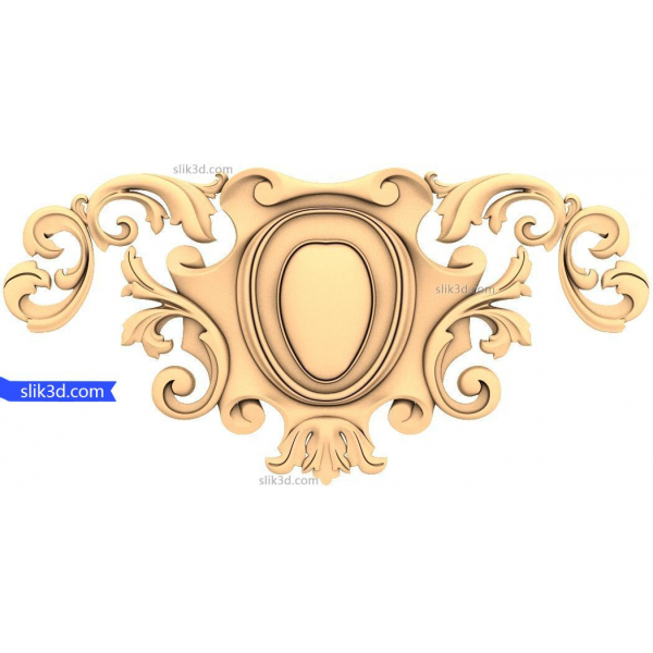 Květinová Elegance kartuše 3D STL model pro CNC