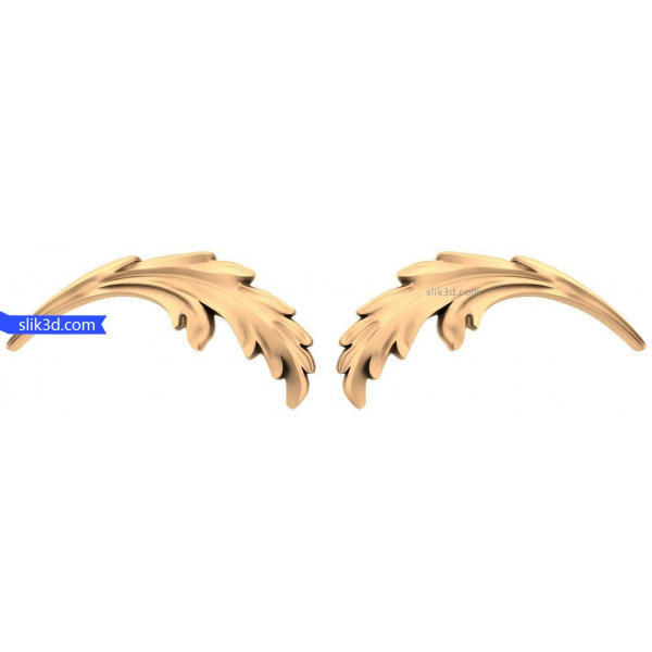 Leafy Elegance 3D STL Model for CNC Leafy Elegance 3D STL Model for CNC
