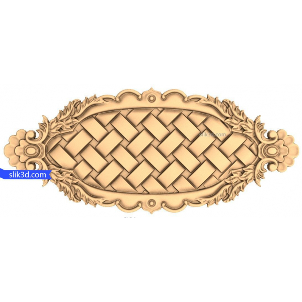 Royal Weave Decorative Panel 3D Model Royal Weave Decorative Panel 3D Model
