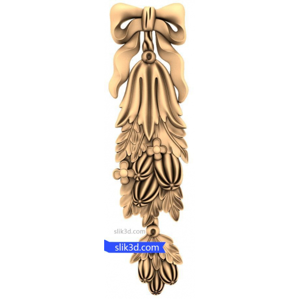 Festive Elegance D?cor 3D Model for CNC
