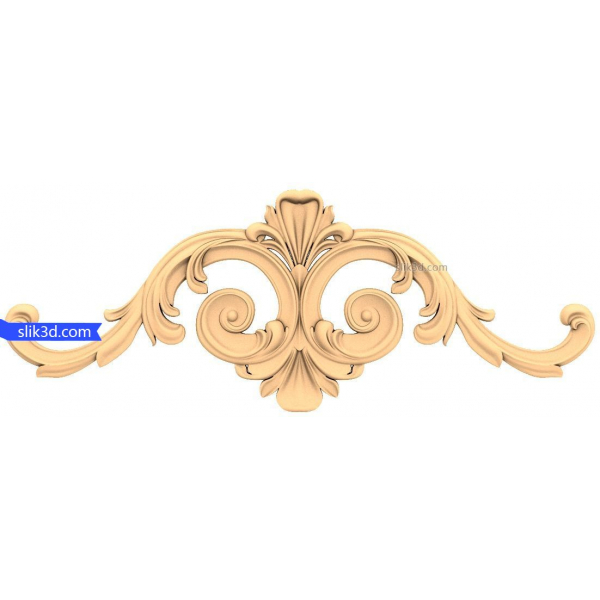 Barocke Eleganz 3D STL Modell für CNC Barocke Eleganz 3D STL Modell für CNC