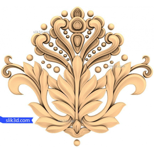 แบบจำลอง 3D STL ของ Acanthus Flourish ที่สวยงามสำหรับ CNC แบบจำลอง 3D STL ของ Acanthus Flourish ที่สวยงามสำหรับ CNC