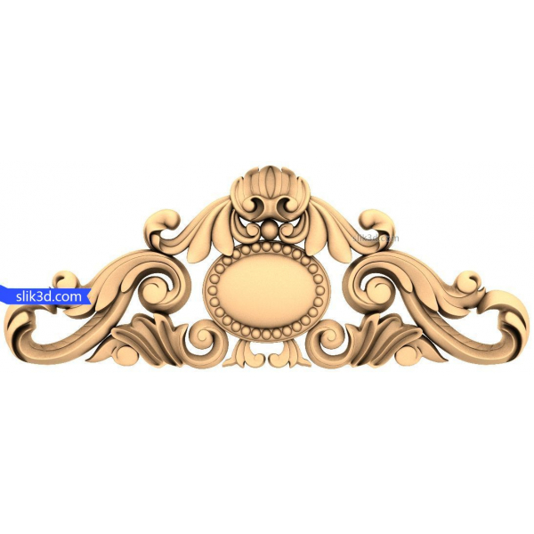 Majestic Flourish - 3D STL Model for CNC Router Majestic Flourish - 3D STL Model for CNC Router