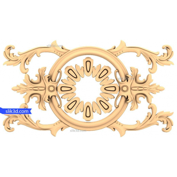 Floral Embrace 3D STL Model for CNC Carving