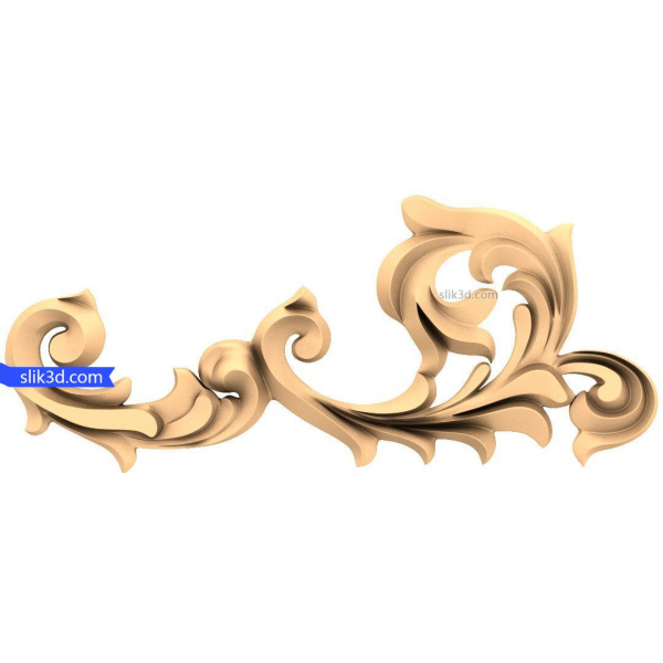 Ornate Elegance - Decorative 3D STL Model for CNC Ornate Elegance - Decorative 3D STL Model for CNC