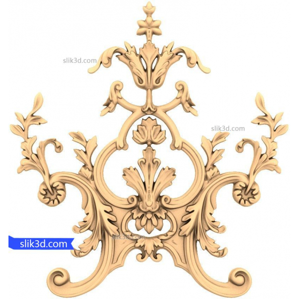 Florentine Elegance 3D STL Model for CNC and 3D Printing Florentine Elegance 3D STL Model for CNC and 3D Printing