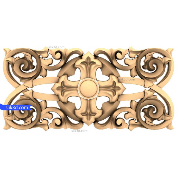 Arched Elegance 3D STL Model kwa CNC Arched Elegance 3D STL Model kwa CNC