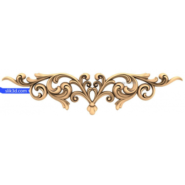 Baroque Elegance Decor - 3D STL Model for CNC Baroque Elegance Decor - 3D STL Model for CNC