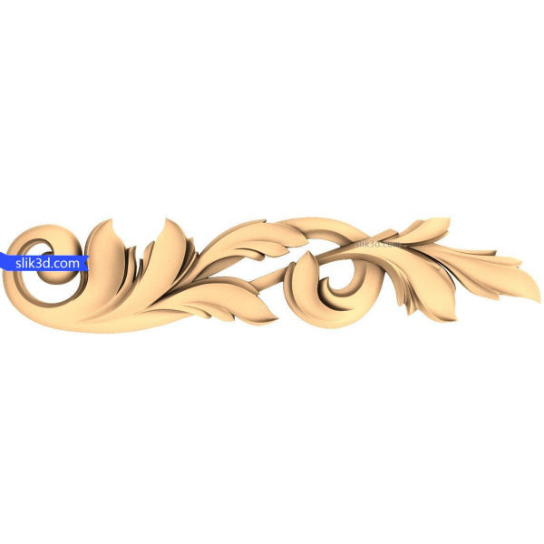 Dekor květinová elegance 3D model STL Dekor květinová elegance 3D model STL
