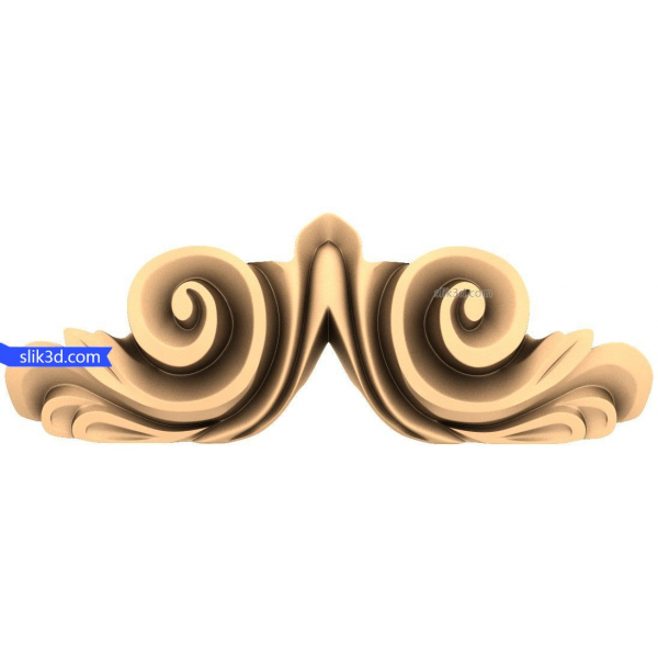 Floral Symphony Ornament 3D STL Model for CNC