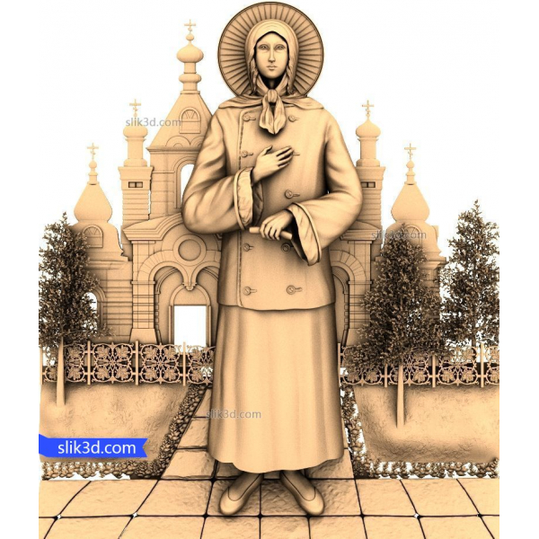 مقدس نگهبان 3D مدل برای مسیریابی CNC مقدس نگهبان 3D مدل برای مسیریابی CNC