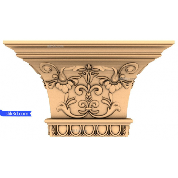 Majestic Corinthian Capital 3D Model for CNC Majestic Corinthian Capital 3D Model for CNC