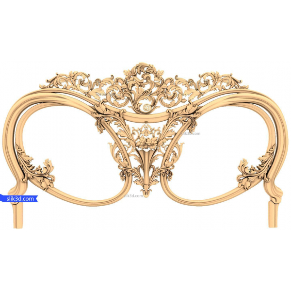 3D STL Model Ornate Elegance Headboard for CNC Router 3D STL Model Ornate Elegance Headboard for CNC Router