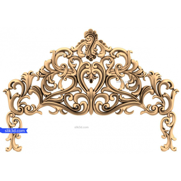 Baroque Elegance 3D STL Model for CNC Baroque Elegance 3D STL Model for CNC
