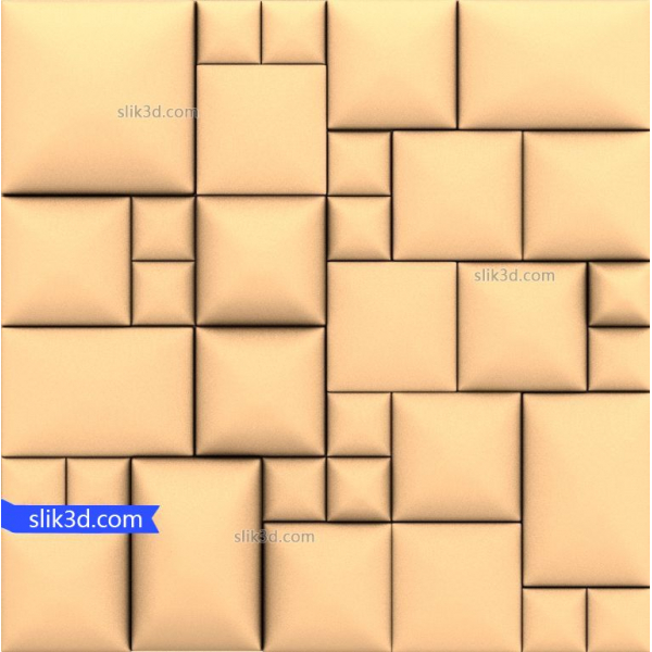 Design moderno del pannello 3D di armonia geometrica