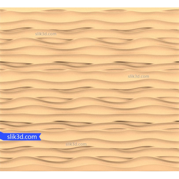 Serene Wave 3D-Dekorplatte für CNC Serene Wave 3D-Dekorplatte für CNC