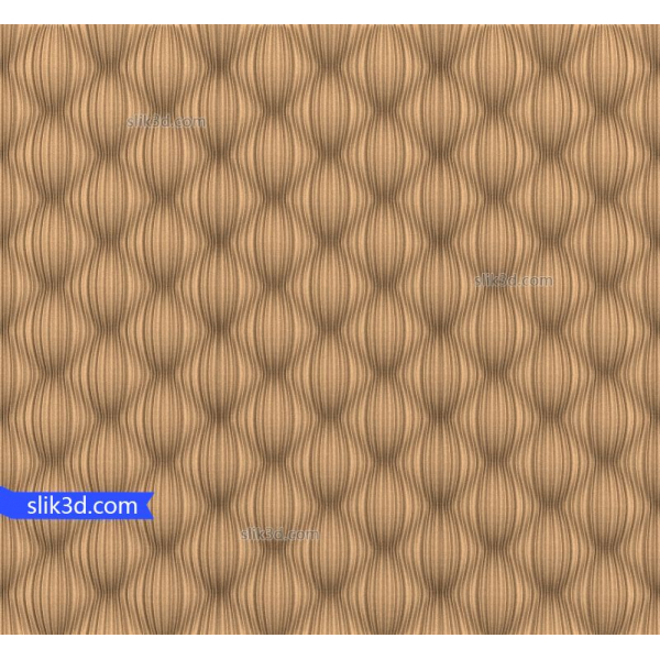 Wave Symphony 3D Panel til CNC