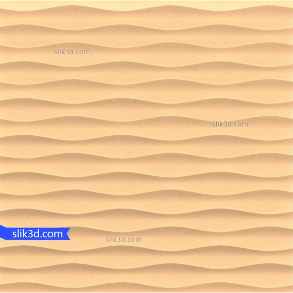 3D panel Ocean Waves pro CNC a 3D tisk 3D panel Ocean Waves pro CNC a 3D tisk