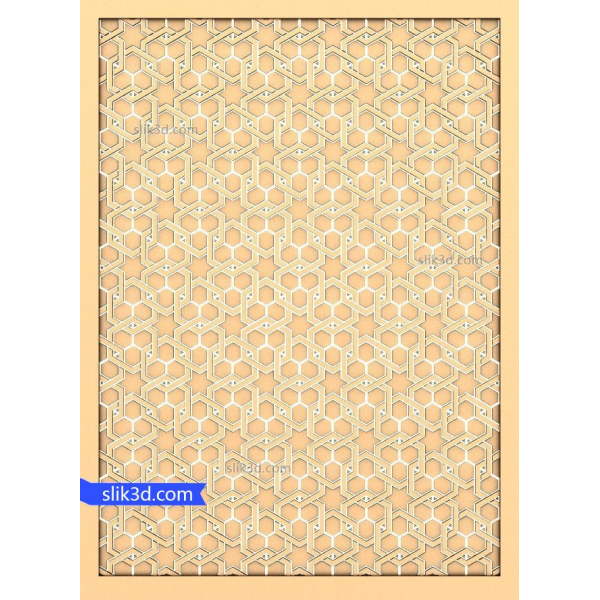لوحة دانتيل قرص العسل - نموذج STL ثلاثي الأبعاد لـ CNC لوحة دانتيل قرص العسل - نموذج STL ثلاثي الأبعاد لـ CNC