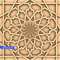 Geometrisches Mandala der Sterne
