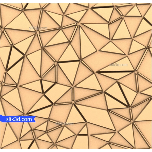 Geometric Harmony 3D Panel STL Faili