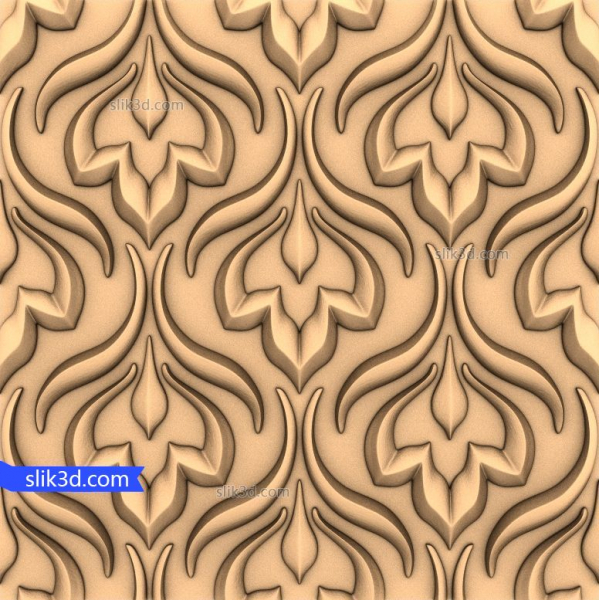 CNC üçün Floral Elegance 3D STL Modeli CNC üçün Floral Elegance 3D STL Modeli