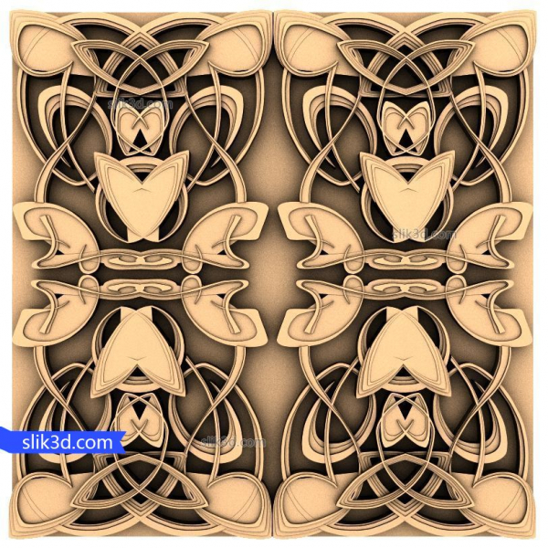 Art Nouveau Elegance 3D STL ሞዴል ለ CNC Art Nouveau Elegance 3D STL ሞዴል ለ CNC