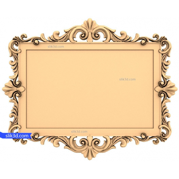 Imperial Elegance - Ornate Decorative Frame STL Model Imperial Elegance - Ornate Decorative Frame STL Model