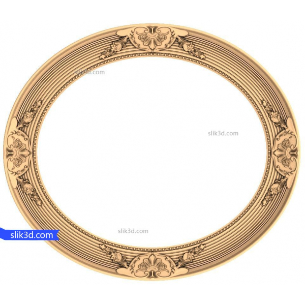 Ornate Elegance Frame 3D STL Model for CNC Ornate Elegance Frame 3D STL Model for CNC