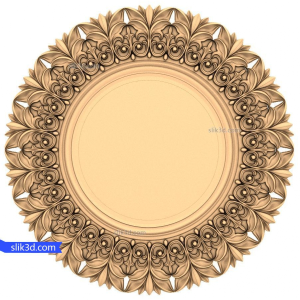 Imperial Sunburst Frame 3D STL Model