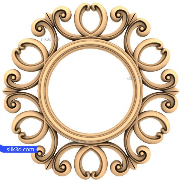 Regal Circles 3D STL model pro elegantní nástěnnou dekoraci Regal Circles 3D STL model pro elegantní nástěnnou dekoraci
