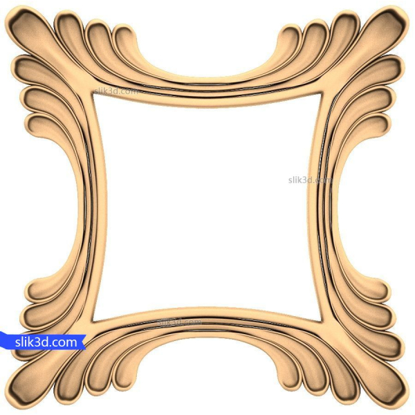 CNC اور 3D پرنٹنگ کے لیے Elegance Frame 3D STL ماڈل CNC اور 3D پرنٹنگ کے لیے Elegance Frame 3D STL ماڈل