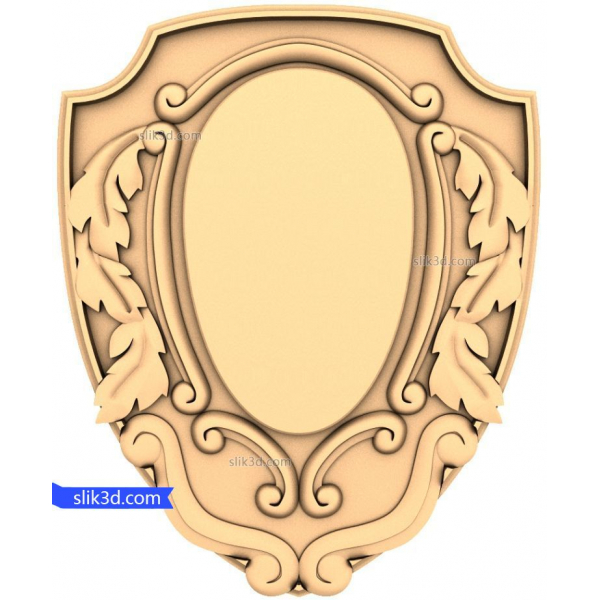 Majestic Emblem 3D STL Model for CNC Majestic Emblem 3D STL Model for CNC