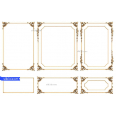 Elegant Victorian Frame Set