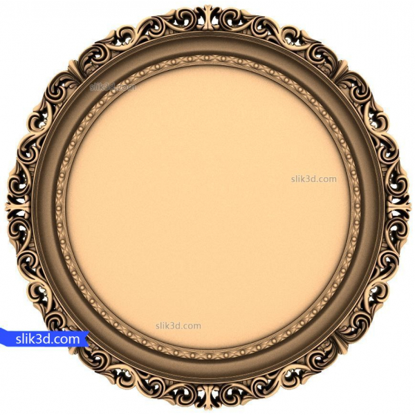 Ornate Elegance Frame - 3D STL Model for CNC Ornate Elegance Frame - 3D STL Model for CNC