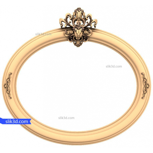 Modelo 3D STL de marco elegante y ornamentado para CNC Modelo 3D STL de marco elegante y ornamentado para CNC