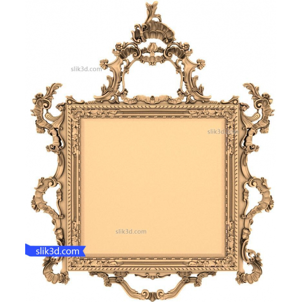 Regal Elegance Frame STL Model for CNC