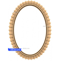 Elegancka owalna rama