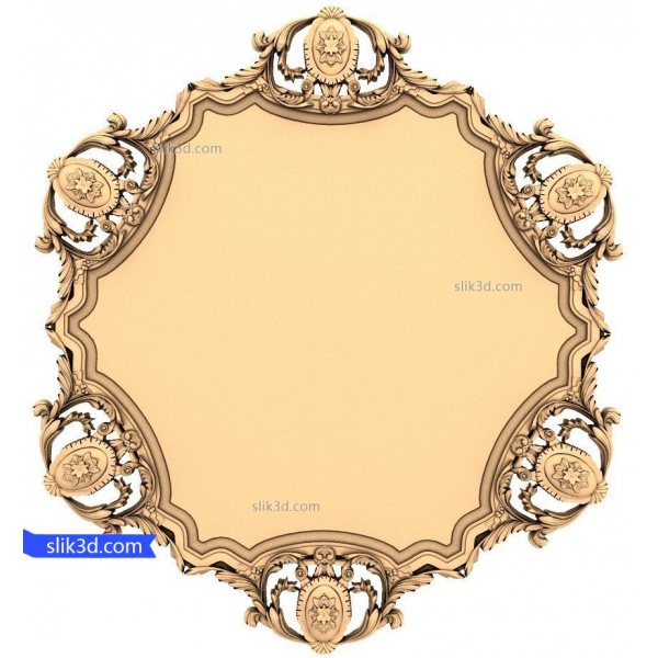 Majestic Flourish Decorative 3D STL Model for CNC Majestic Flourish Decorative 3D STL Model for CNC