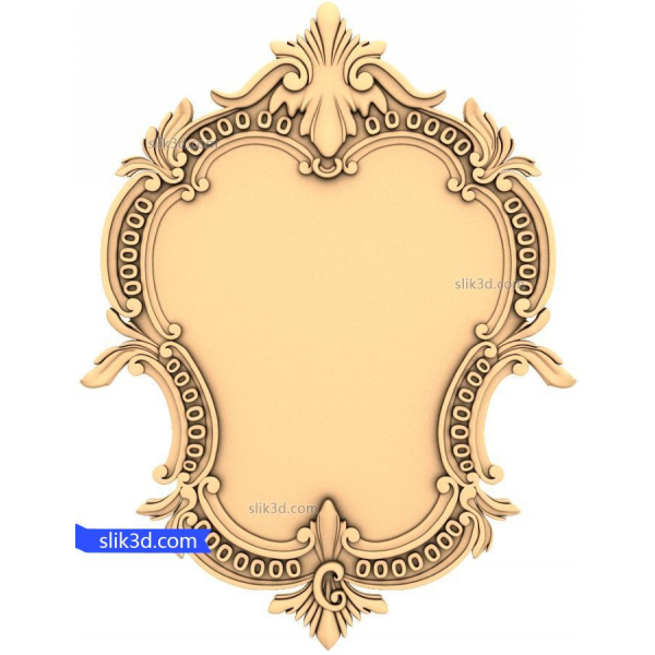 Ornate Framed Elegance 3D STL Model Ornate Framed Elegance 3D STL Model