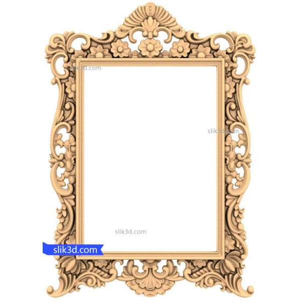 Grandeur Ornamental Frame 3D STL Model
