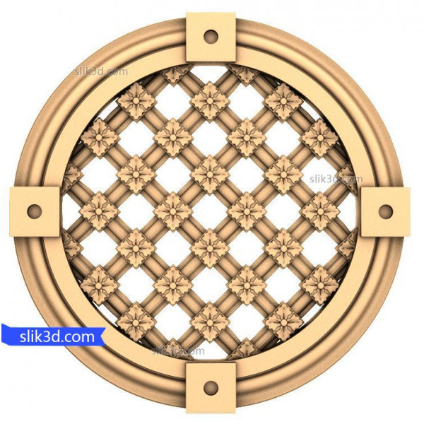 Modello STL 3D Golden Rose Lattice per CNC Modello STL 3D Golden Rose Lattice per CNC