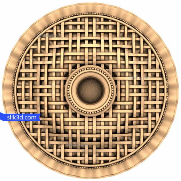 Tkaní Elegance 3D STL modelu pro CNC a 3D tisk Tkaní Elegance 3D STL modelu pro CNC a 3D tisk