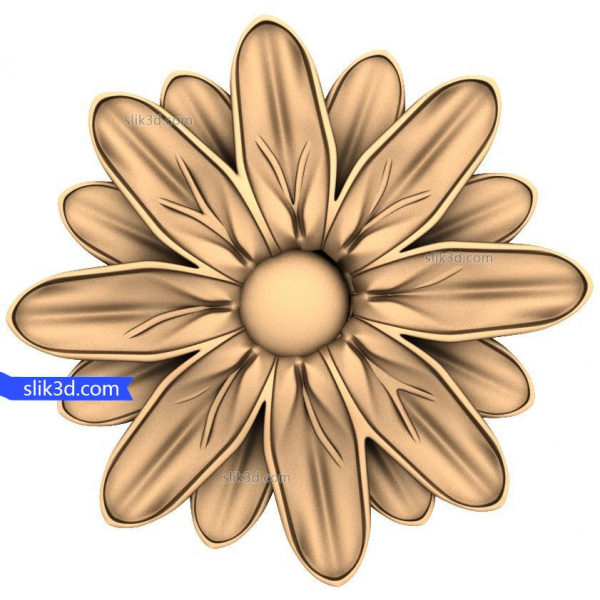 Floral Harmony 3D STL Modell für CNC-Dekor Floral Harmony 3D STL Modell für CNC-Dekor