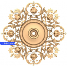 የሚያምር የአበባ ሜዳሊያ