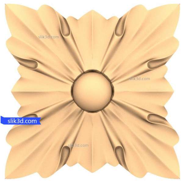 Blossom Radiance 3D STL model pro CNC projekty Blossom Radiance 3D STL model pro CNC projekty