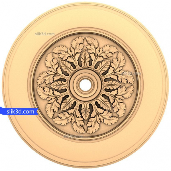 مزین بلوط روزت 3D STL مدل برای ماشین آلات CNC مزین بلوط روزت 3D STL مدل برای ماشین آلات CNC