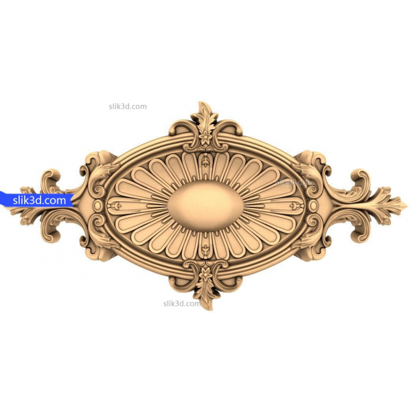 Radiant Flourish 3D Relief Panel til CNC-maskiner Radiant Flourish 3D Relief Panel til CNC-maskiner